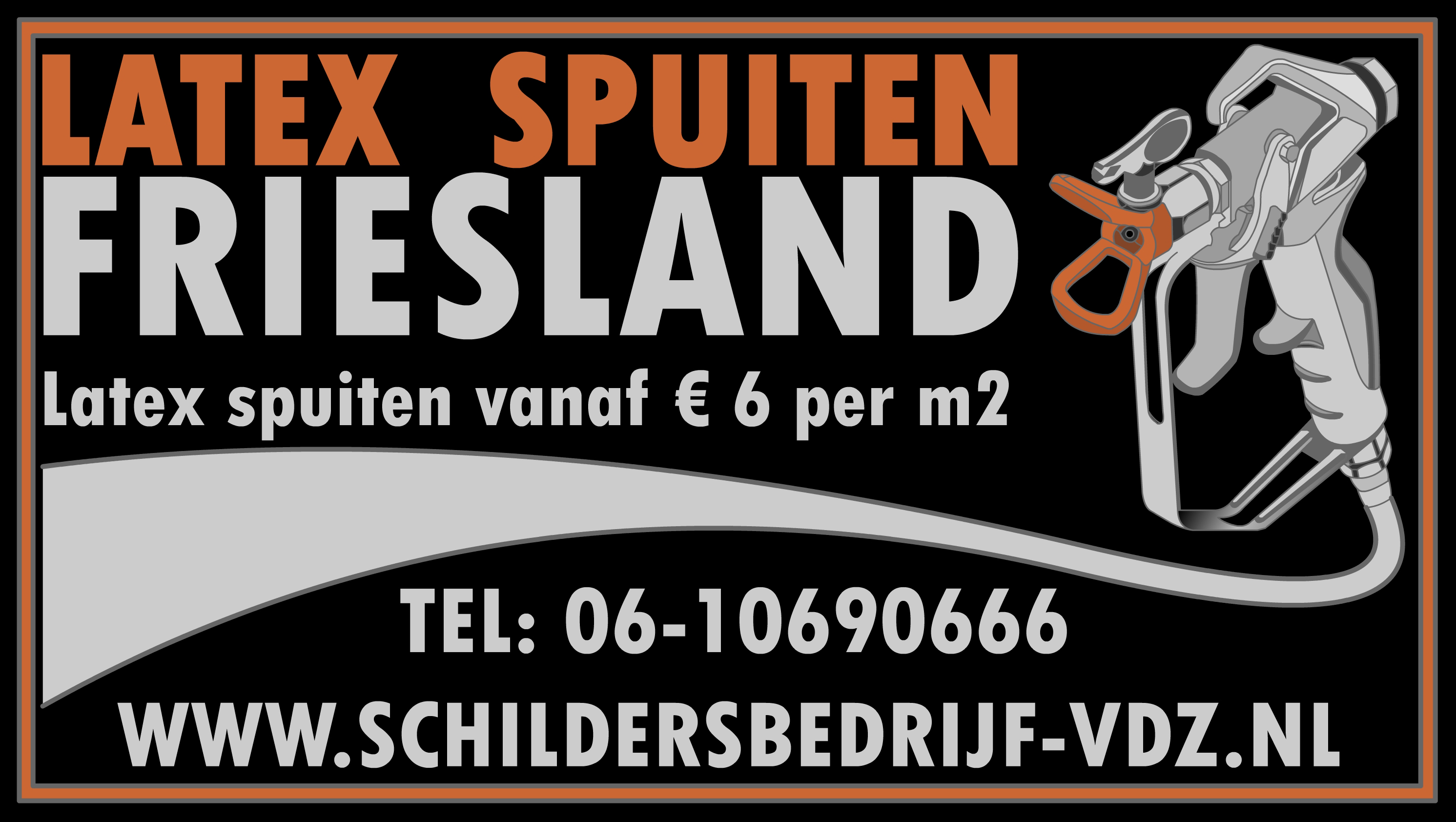 Latex spuiten Friesland